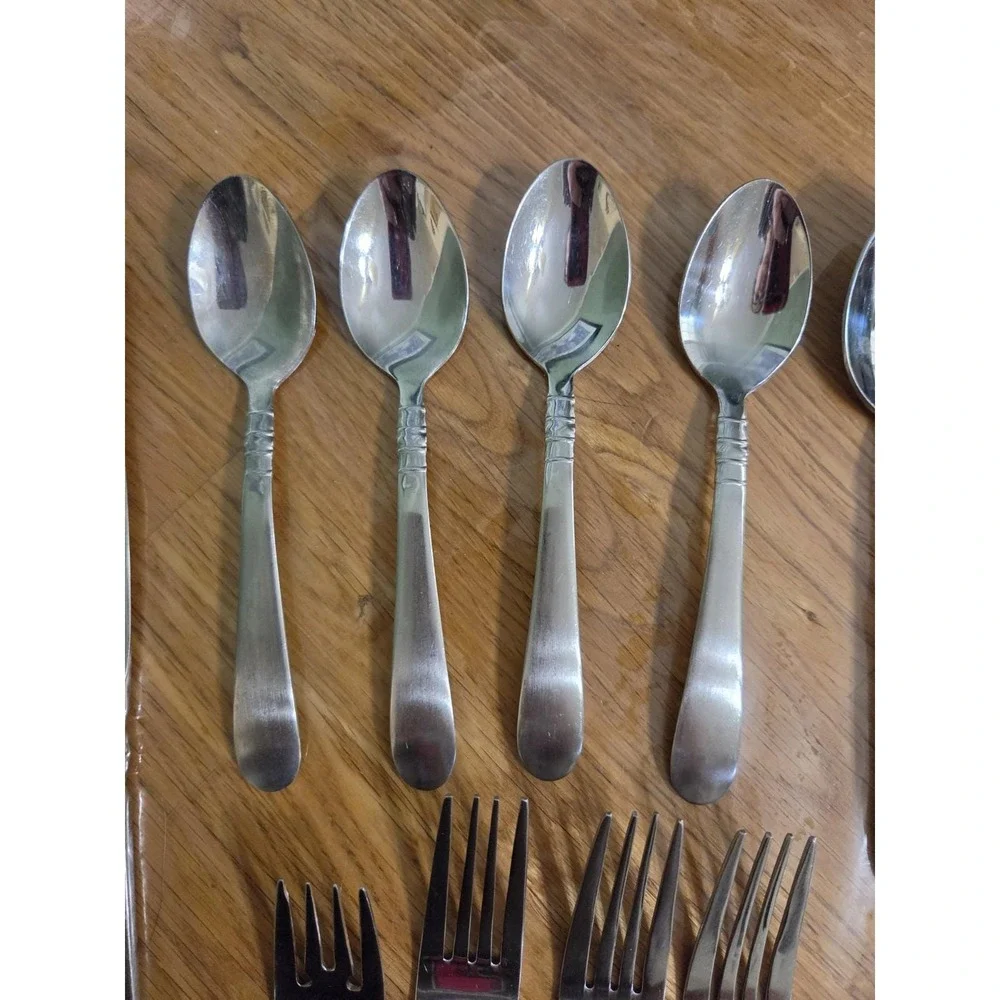 16-Piece Set for 4 Cuisinart SATIN AMERICANA 18/10 Stainless Flatware Utensils